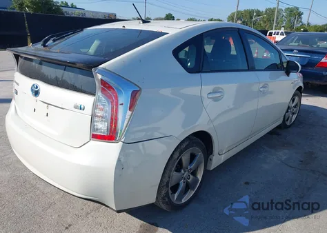 2013 Toyota Prius Three Se из США, поврежденный, VIN JTDKN3DUXD1638460